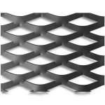 Hot Rolled Black Steel Expanded Metal Mesh Thickness 1.4 mm Width 1.22 m Length 7 m