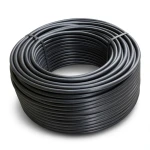 HDPE Plastic Coil Pipe Nominal Pressure 9.9 Bar PE 100 125 mm SDR 13.6 Black