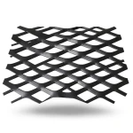 Hot Rolled Black Steel Expanded Metal Mesh Thickness 1.2 mm Width 1.22 m Length 6 m