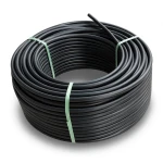 HDPE Plastic Coil Pipe Nominal Pressure 12.5 Bar PE 100 OD 25 mm SDR 11 Black