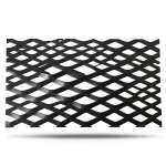 Hot Rolled Black Steel Expanded Metal Mesh Thickness 1.2 mm Width 1.22 m Length 7 m