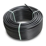 HDPE Plastic Coil Pipe PN 12.5 Bar PE 100 50 mm SDR 11 Black