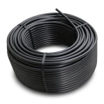 HDPE Plastic Coil Pipe PN 12.5 Bar PE 100 OD 75 mm SDR 11 Black