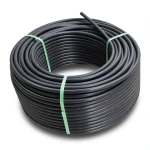 HDPE Plastic Coil Pipe Nominal Pressure 12.5 Bar PE 100 OD 110 mm SDR 11 Black