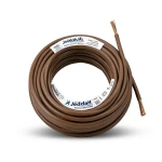 Stranded Copper Electric Wire CU/PVC 4mm2, 450/750V, Brown | Jeddah Cables Company