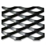 Hot Rolled Black Steel Expanded Metal Mesh Thickness 1.4 mm Width 1.22 m Length 7 m