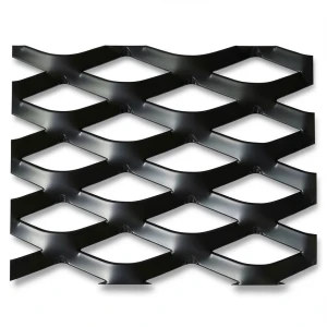 Hot Rolled Black Steel Expanded Metal Mesh Thickness 1.4 mm Width 1.22 m Length 7 m