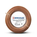 Stranded Copper Electric Wire CU/PVC 4mm2, 450/750V, Brown | Jeddah Cables Company