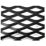 Hot Rolled Black Steel Expanded Metal Mesh Thickness 1.5 mm Width 1.22 m Length 1 m