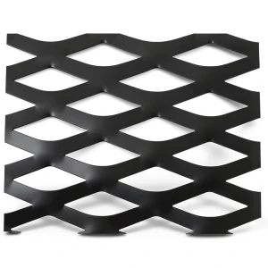 Hot Rolled Black Steel Expanded Metal Mesh Thickness 1.5 mm Width 1.22 m Length 1 m