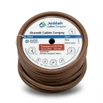 Stranded Copper Wire CU/PVC 35mm, 450/750V, Brown Color | Jeddah Cables Company
