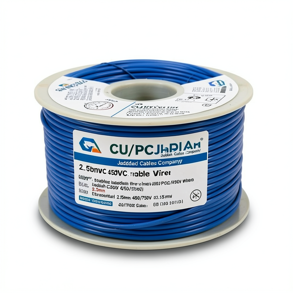 CU/PVC Stranded Wire 2.5mm 450/750V Blue, Jeddah Cables Company | Jeddah Cables