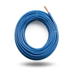 سلك نحاس مجدول CU/PVC مساحة مقطع 4 ملم، 450/750 فولت، لون أزرق، كابلات جدة | شركة كابلات جدة
