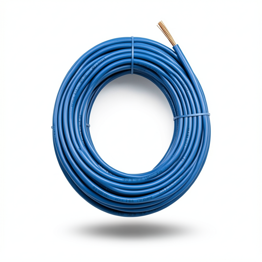 CU/PVC Stranded Wire 4mm2 450/750V Blue, Jeddah Cables | Jeddah Cables Company