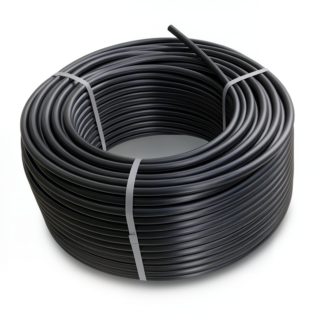 HDPE Plastic Coil Pipe PN 9.9 Bar PE 100 50 mm SDR 13.6 Black