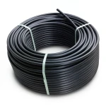 HDPE Plastic Coil Pipe Nominal Pressure 9.9 Bar PE 100 OD 75 mm SDR 13.6 Black