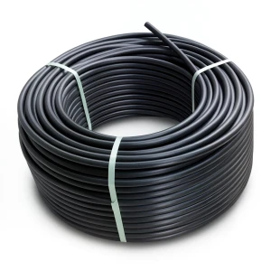 لفة أنابيب HDPE ضغط اسمي 9.9 بار PE 100 قطر خارجي 75 مم SDR 13.6 لون أسود
