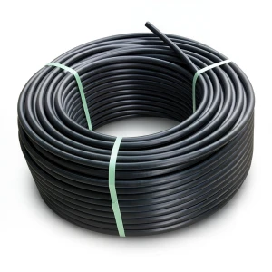 لفة أنابيب بلاستيك HDPE ضغط اسمي 9.9 بار PE 100 قطر خارجي 110 مم SDR 13.6 لون أسود