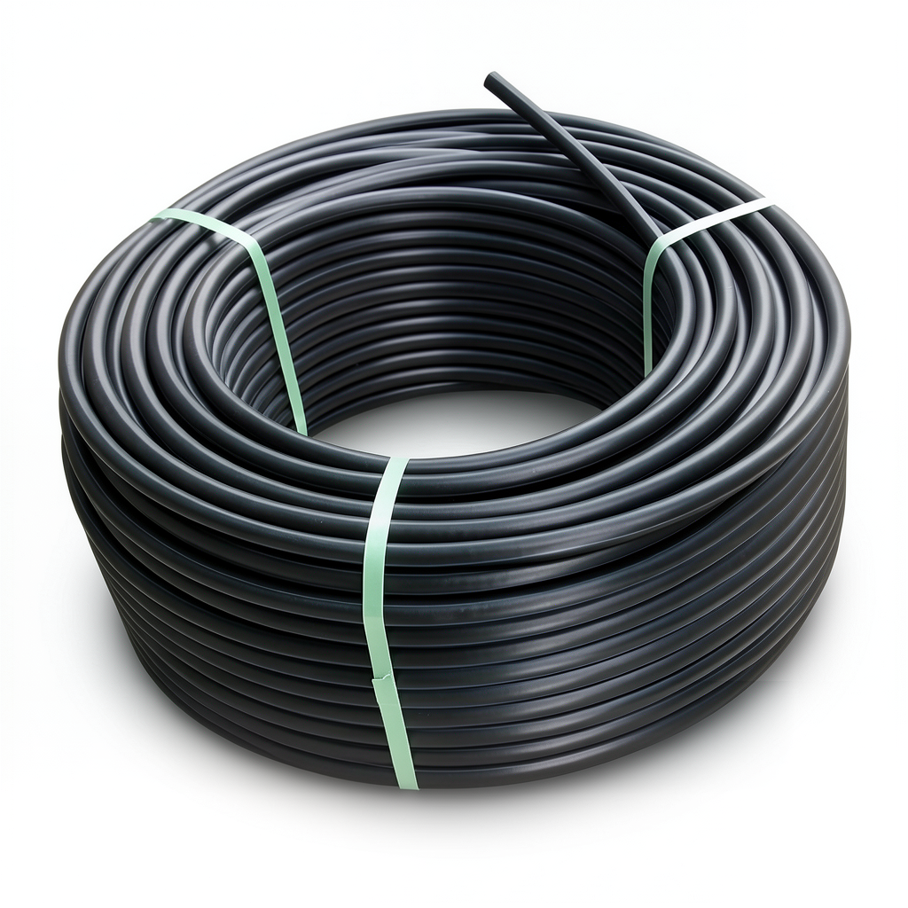 HDPE Plastic Coil Pipe Nominal Pressure 9.9 Bar PE 100 OD 110 mm SDR 13.6 Black