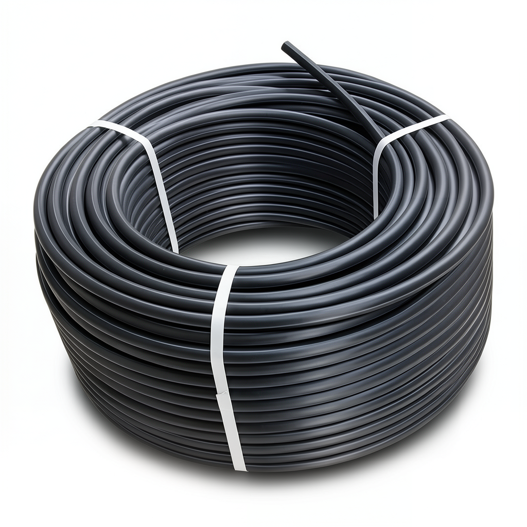 لفة أنابيب بلاستيك HDPE ضغط 9.9 بار PE 100 قطر خارجي 140 مم SDR 13.6 أسود