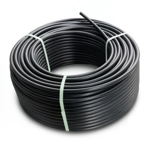 لفة أنابيب HDPE ضغط اسمي 12.5 بار PE 100 قطر خارجي 20 مم SDR 11 لون أسود