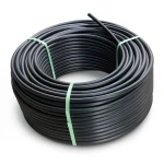 HDPE Plastic Coil Pipe Nominal Pressure 12.5 Bar PE 100 OD 25 mm SDR 11 Black