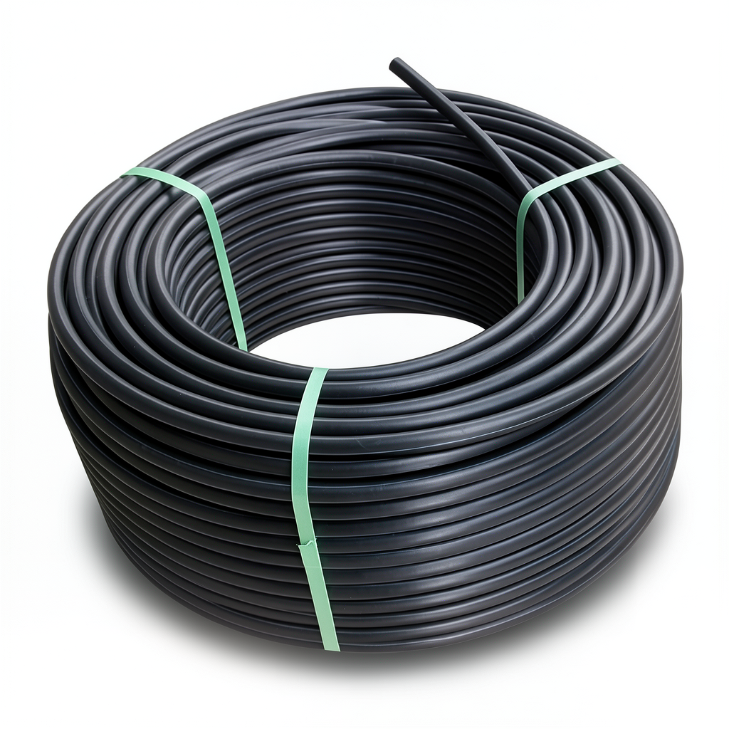 لفة أنابيب HDPE ضغط 12.5 بار PE 100 قطر خارجي 63 مم SDR 11 لون أسود