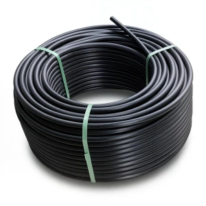 HDPE Plastic Coil Pipe PN 12.5 Bar PE 100 OD 75 mm SDR 11 Black