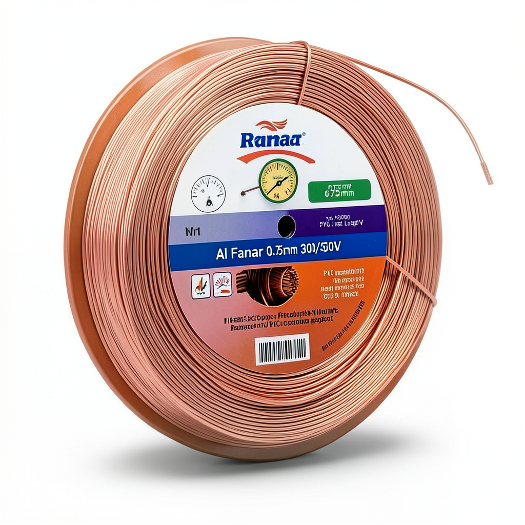 Copper Flexible Wire 0.75mm, 300/500V, PVC Insulation, 300 feet Length | Al Fanar