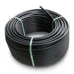 HDPE Plastic Coil Pipe Nominal Pressure 12.5 Bar PE 100 OD 110 mm SDR 11 Black