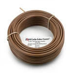 Stranded Copper Wire CU/PVC 10 sq mm Conductor, 450/750V, Brown | Jeddah Cables Company