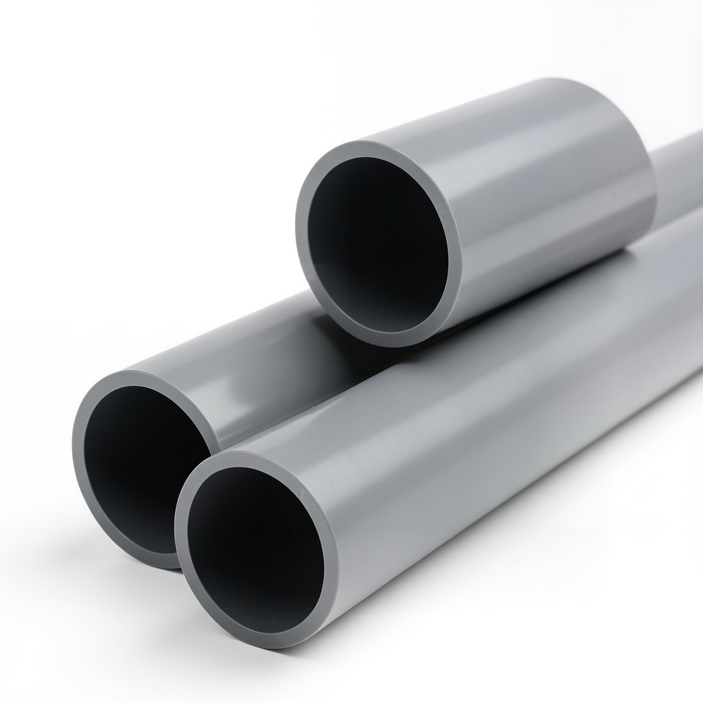 UPVC Pipe Class 5 Outside Diameter 160 mm Thickness 11.9 mm Gray Color