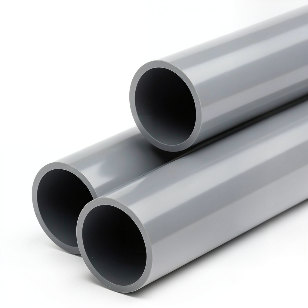 UPVC Pipe Class 5 Outside Diameter 225 mm Thickness 16.7 mm Gray Color