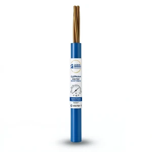 لفة سلك نحاس مجدول CU/PVC مقاس 2.5mm، 450/750V، لون أزرق، شركة كابلات جدة | كابلات جدة
