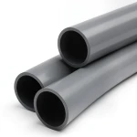 أنابيب بلاستيك UPVC ضغط 6 بار مقاس 3 إنش سمك 3.4 مم لون رمادي غامق