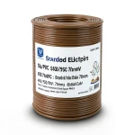 Stranded Copper Electric Wire CU/PVC 70mm, 450/750 Volts, Brown | Jeddah Cables Company