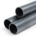 أنابيب بلاستيك UPVC ضغط 9 بار مقاس 2 1/2 إنش سماكة 3.5 مم لون رمادي غامق