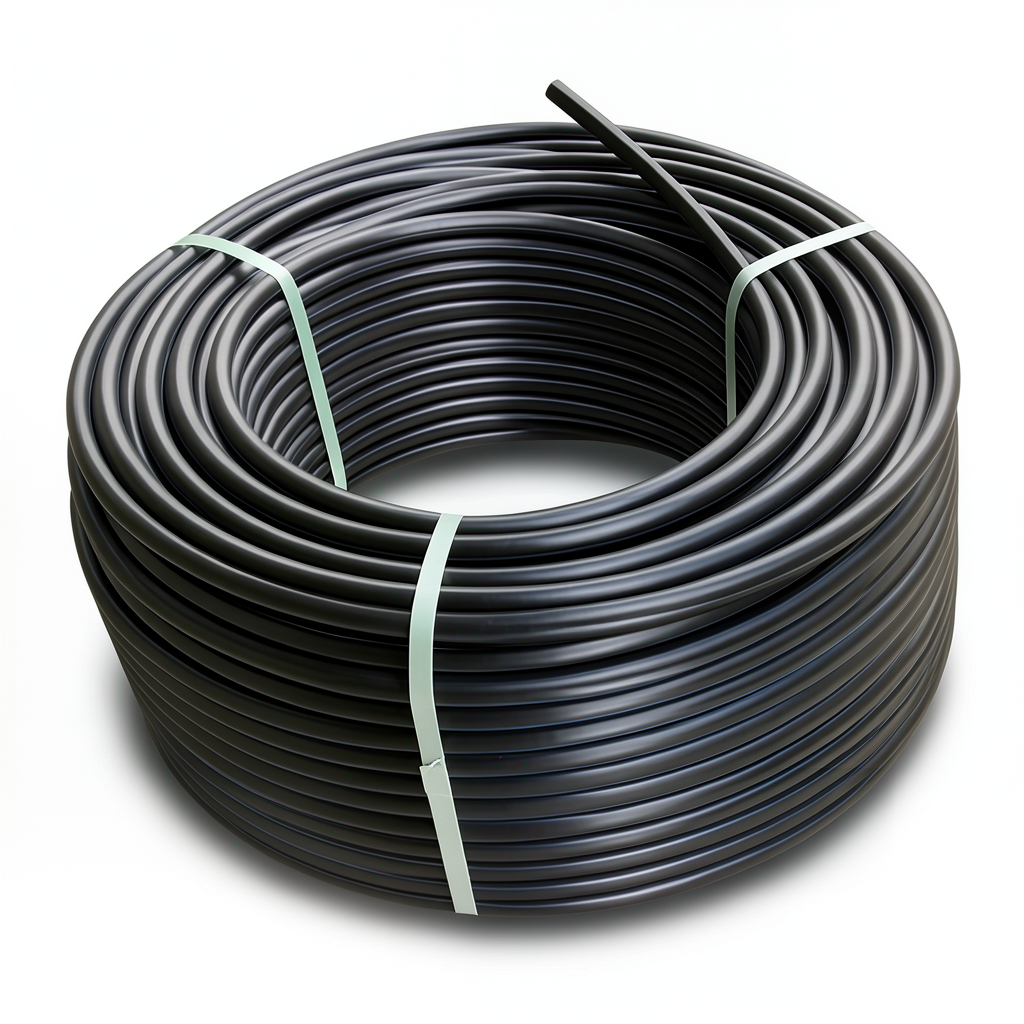 HDPE Plastic Coil Pipe PN 9.9 Bar PE 100 OD 160 mm SDR 13.6 Black