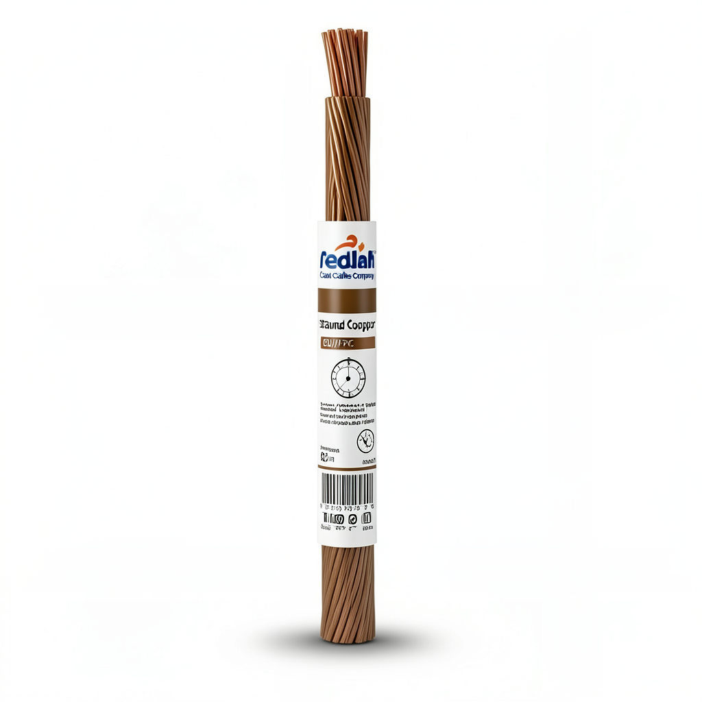 Stranded Copper Electrical Wire CU/PVC 120mm, 450/750V, Brown | Jeddah Cables Company