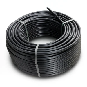 HDPE Plastic Coil Pipe Nominal Pressure 12.5 Bar PE 100 OD 25 mm SDR 11 Black