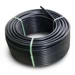 HDPE Plastic Coil Pipe PN 12.5 Bar PE 100 OD 40 mm SDR 11 Black