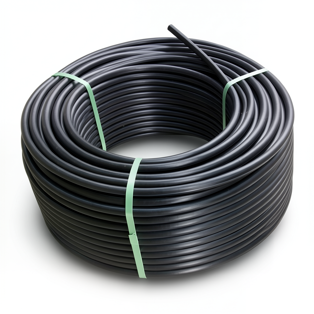 لفة أنابيب بلاستيك HDPE ضغط 12.5 بار [PE 100] قطر خارجي 40 مم SDR 11 لون أسود