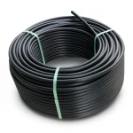 HDPE Plastic Coil Pipe Nominal Pressure 12.5 Bar PE 100 OD 63 mm SDR 11 Black