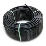 HDPE Plastic Coil Pipe PN 12.5 Bar PE 100 OD 75 mm SDR 11 Black