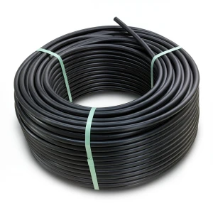 HDPE Plastic Coil Pipe PN 12.5 Bar PE 100 OD 75 mm SDR 11 Black