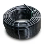 HDPE Plastic Coil Pipe Nominal Pressure 12.5 Bar PE 100 OD 110 mm SDR 11 Black