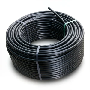 لفة أنابيب HDPE ضغط 12.5 بار PE 100 قطر خارجي 110 مم SDR 11 لون أسود