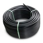 HDPE Plastic Coil Pipe PN 12.5 Bar PE 100 OD 125 mm SDR 11 Black