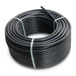 HDPE Plastic Coil Pipe Nominal Pressure 12.5 Bar PE 100 OD 140 mm SDR 11 Black