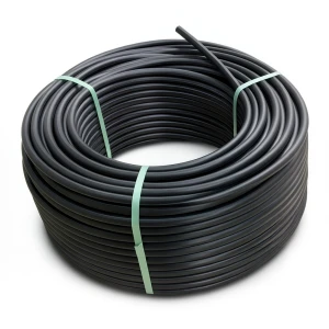 لفة أنابيب بلاستيك HDPE ضغط 12.5 بار PE 100، قطر خارجي 160 مم SDR 11 لون أسود